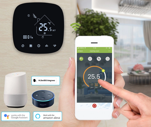 WLAN-Raumthermostat f. wasserführende Fußbodenheizungen