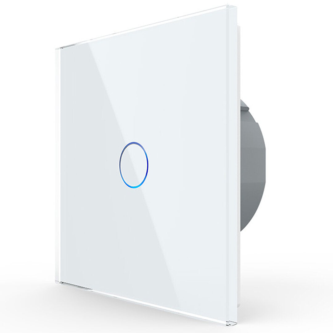 LIVOLO Touch Taster für Niederspannung mit Glasrahmen in Weiß