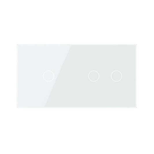 LIVOLO Glas Touch Lichtschalter + Serienschalter in Weiß