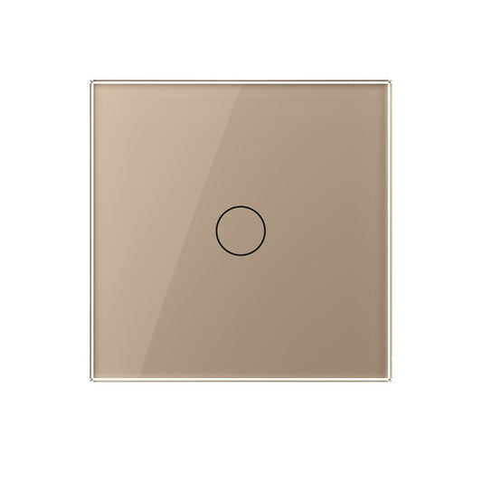 Livolo einfacher, goldener Lichtschalter (Nullleiter erforderlich)