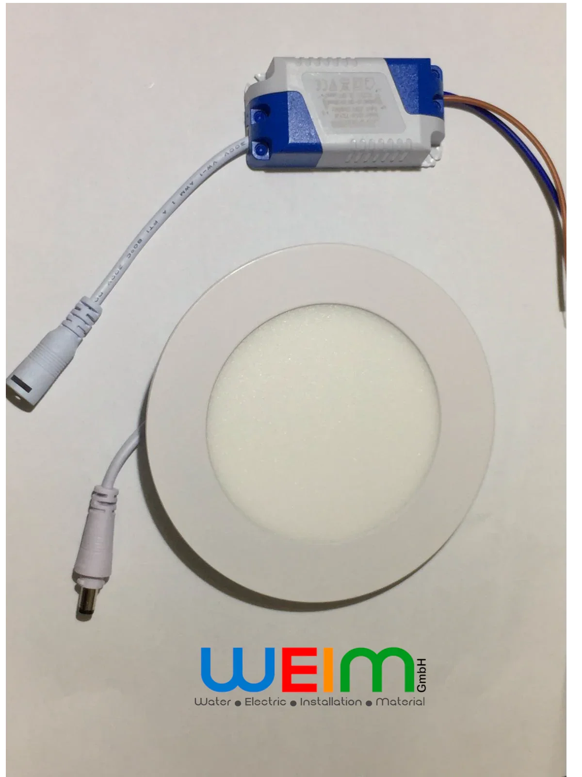 LED Einbaustrahler 6 Watt Rund Eckig Naturweiß Warmweiß - WEIM24