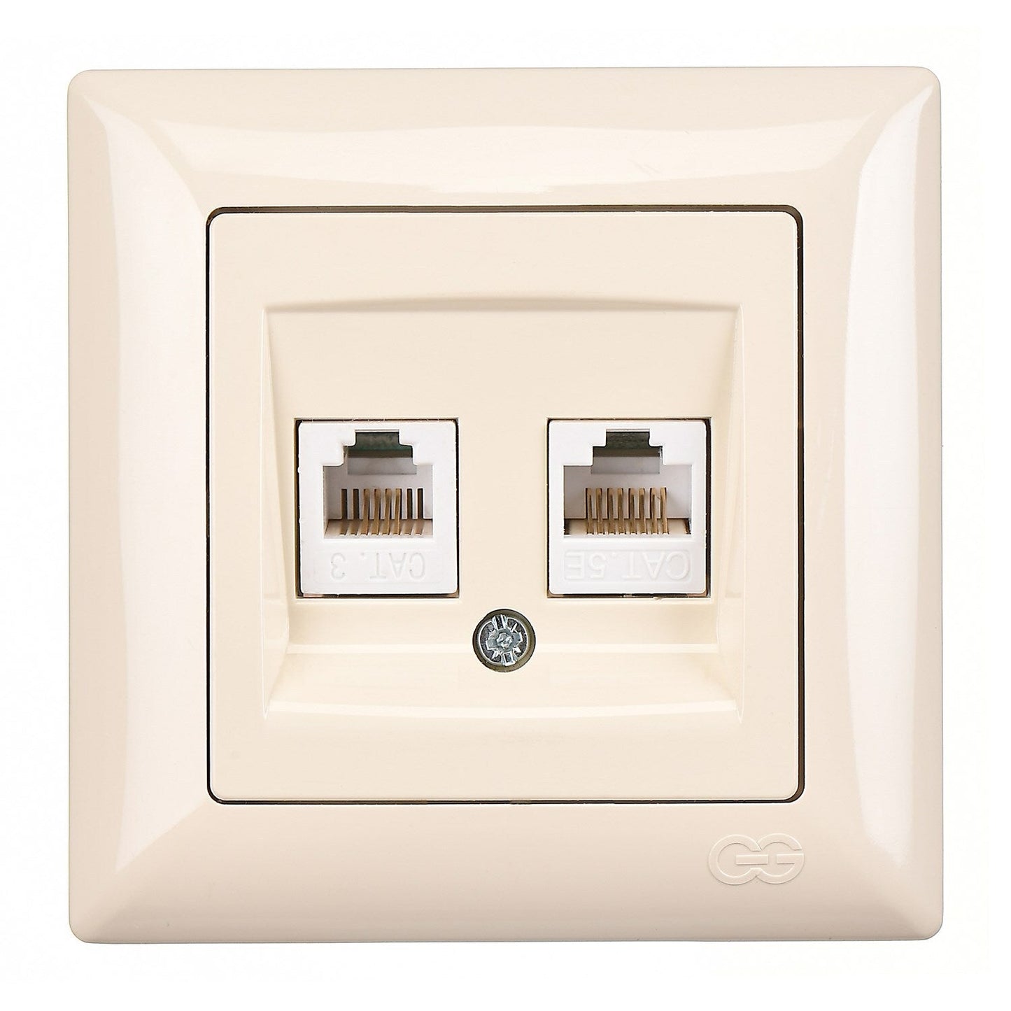 VISAGE Schuko Steckdose Dimmer Creme Jalousie Schalter Taster Rahmen Visage Unterputz - WEIM24
