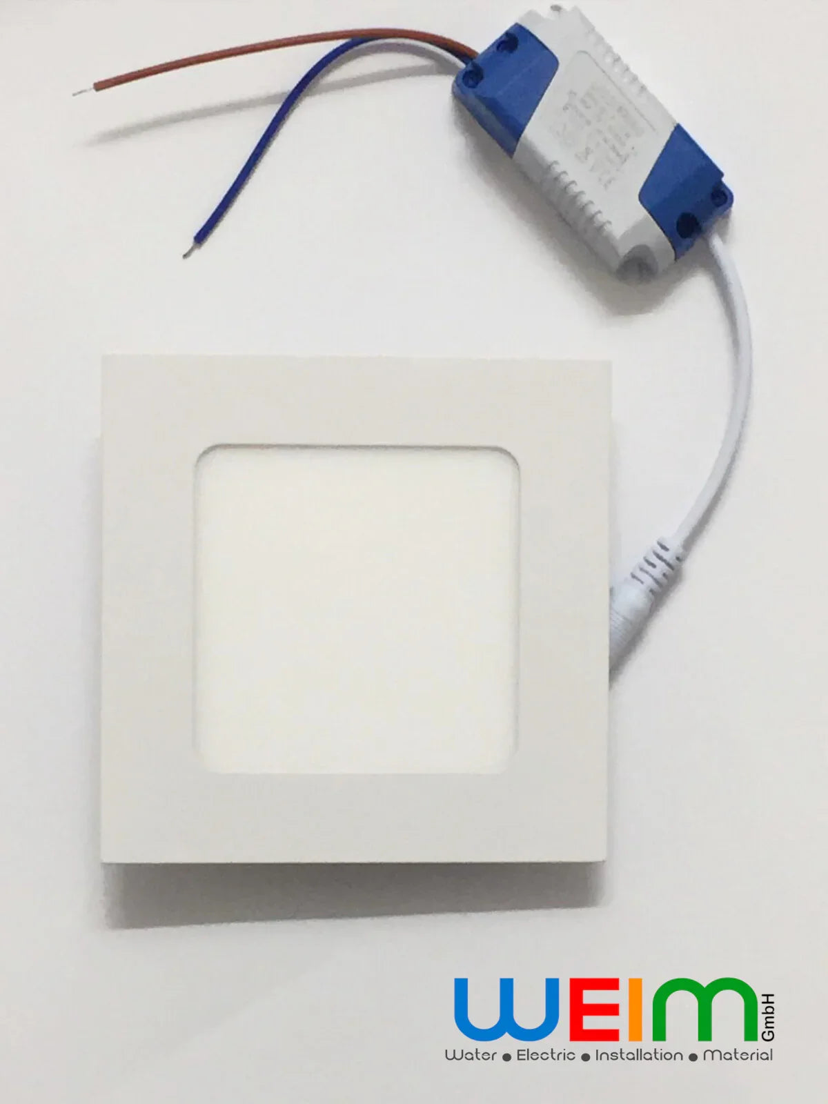 LED Einbaustrahler 6 Watt Rund Eckig Naturweiß Warmweiß - WEIM24