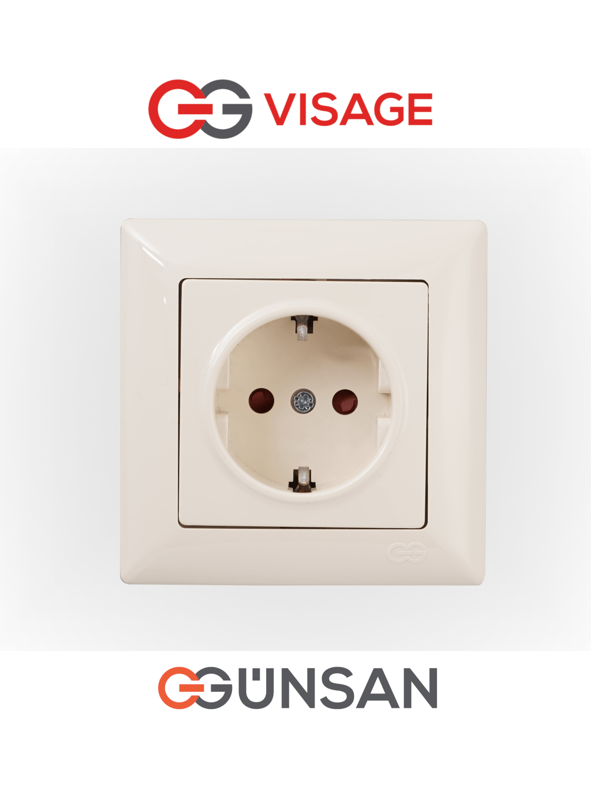 VISAGE Schuko Steckdose Dimmer Creme Jalousie Schalter Taster Rahmen Visage Unterputz