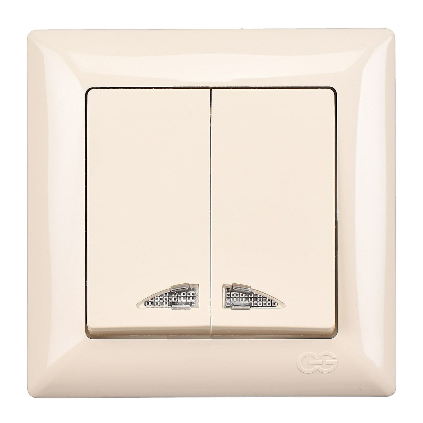 VISAGE Schuko Steckdose Dimmer Creme Jalousie Schalter Taster Rahmen Visage Unterputz - WEIM24
