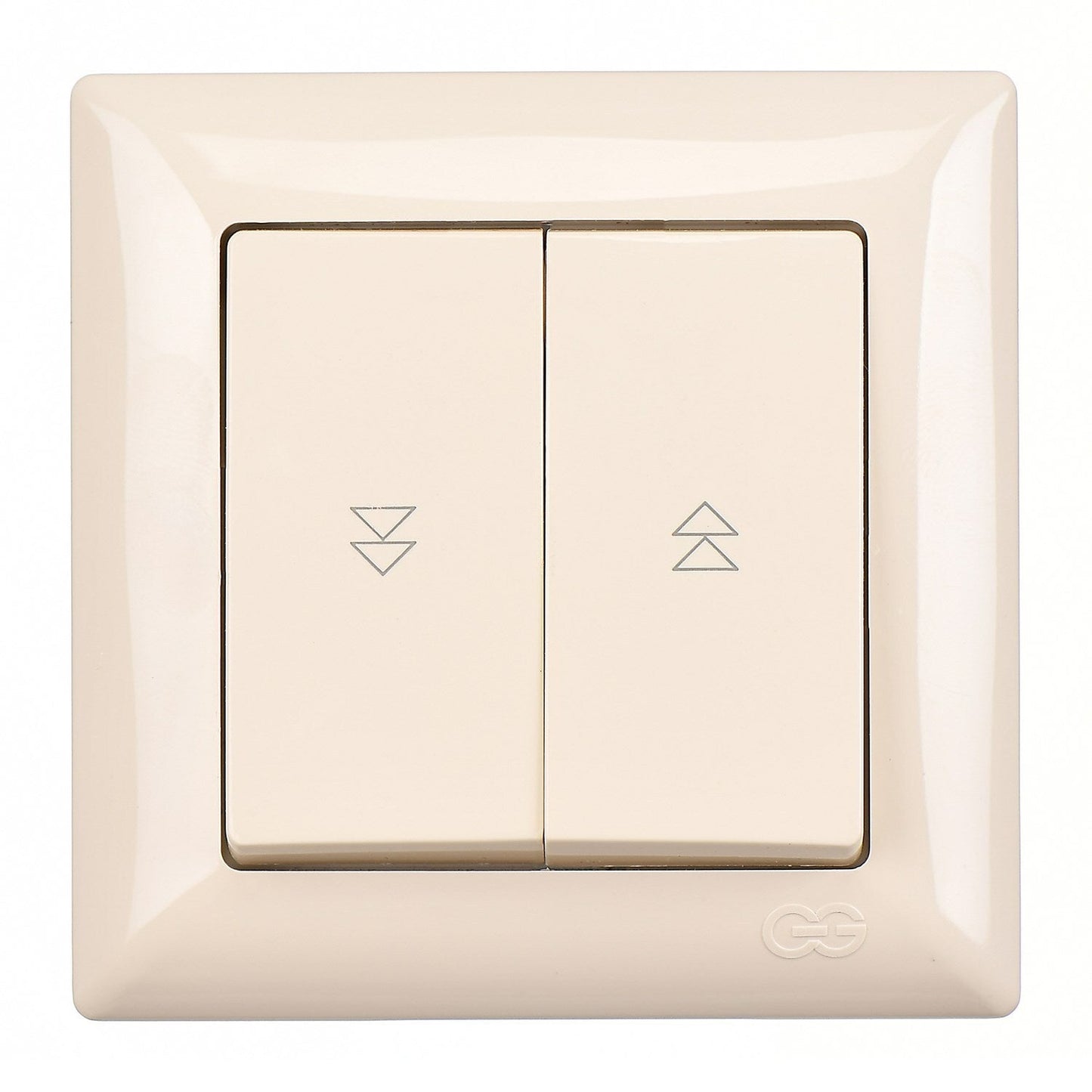VISAGE Schuko Steckdose Dimmer Creme Jalousie Schalter Taster Rahmen Visage Unterputz - WEIM24