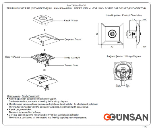 Schuko Steckdose Dimmer Unterputz Jalousie Schalter Taster TV Visage Cremeweiß - WEIM24