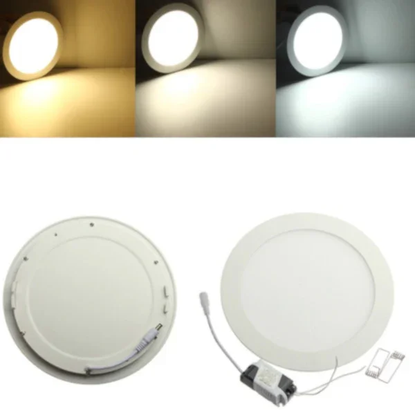 LED Einbaustrahler 6 Watt Rund Eckig Naturweiß Warmweiß - WEIM24
