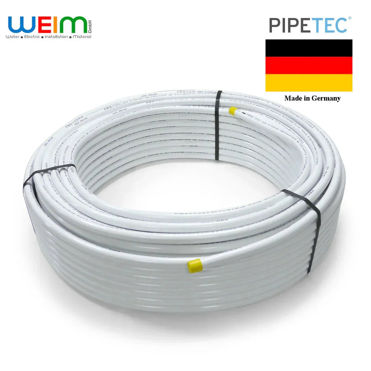 Mehrschichtverbundrohr PIPETEC 26x3 für Heizung und Trinkwasser, 50 Meter, DVGW Presssyst. - WEIM24