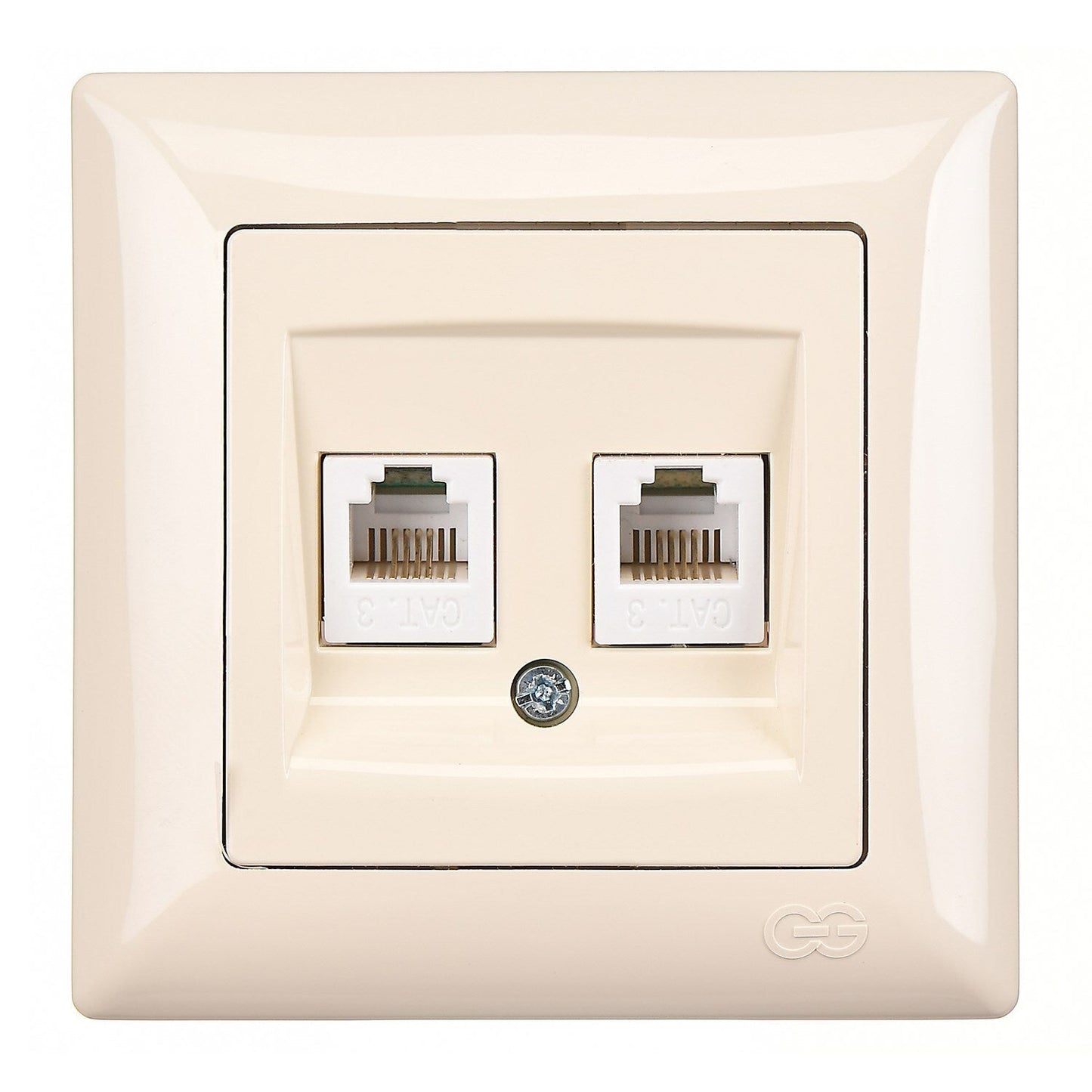 VISAGE Schuko Steckdose Dimmer Creme Jalousie Schalter Taster Rahmen Visage Unterputz - WEIM24