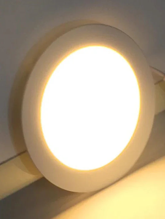 LED Panel Einbaustrahler Rund Eckig 9 Watt Naturweiß Warmweiß Dimmbarkeit - WEIM24