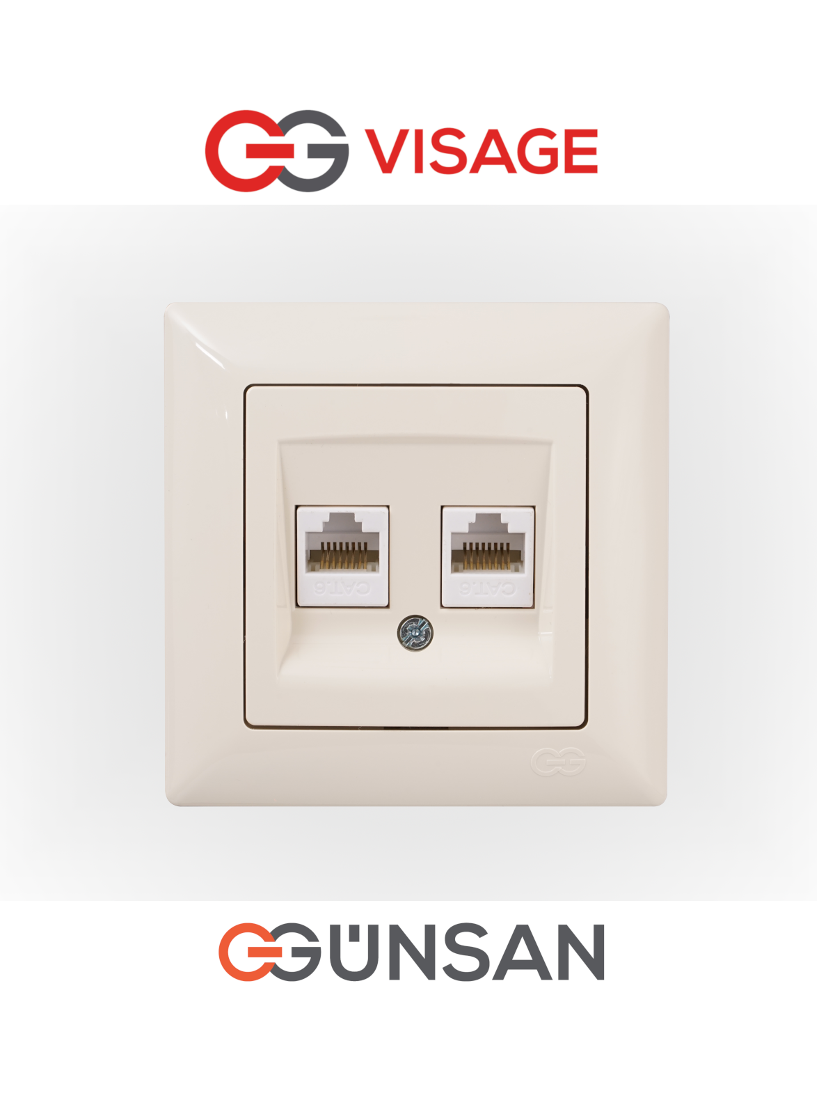 Schuko Steckdose Dimmer Unterputz Jalousie Schalter Taster TV Visage Cremeweiß - WEIM24
