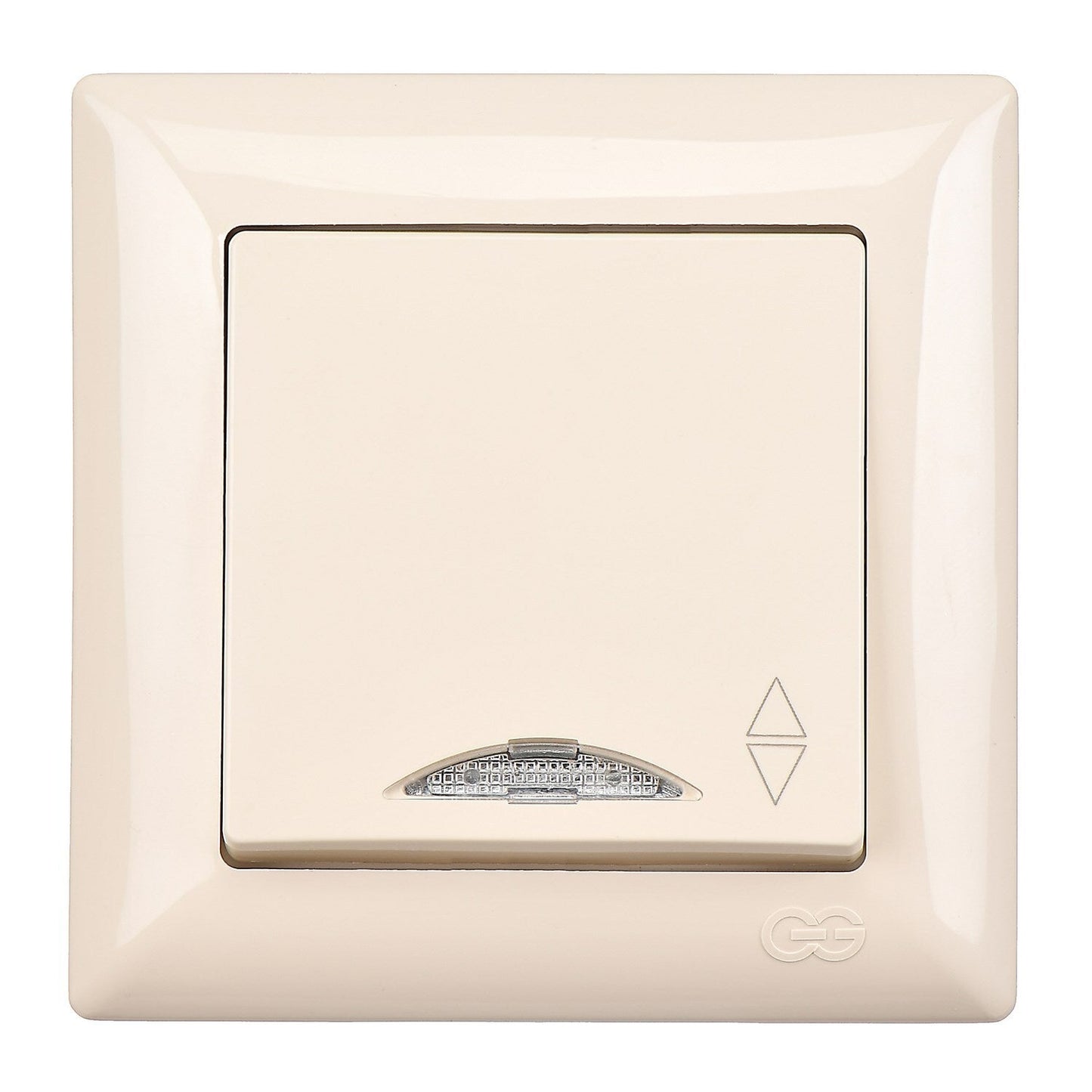 VISAGE Schuko Steckdose Dimmer Creme Jalousie Schalter Taster Rahmen Visage Unterputz - WEIM24
