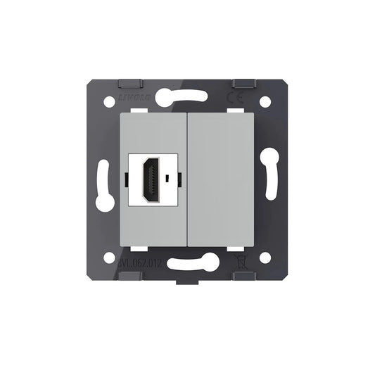 Livolo einfaches, graues HDMI-Modul