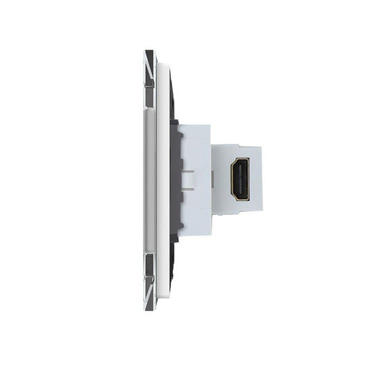 Livolo einfaches, weißes HDMI Modul 90° Winkel