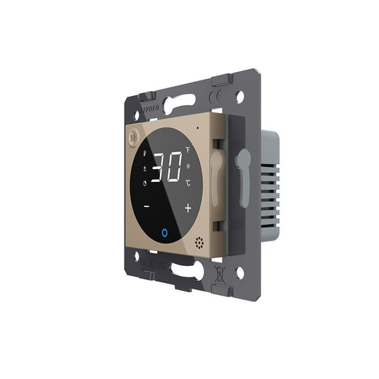 Livolo Raumthermostat-Modul in gold m. ext. Sensor