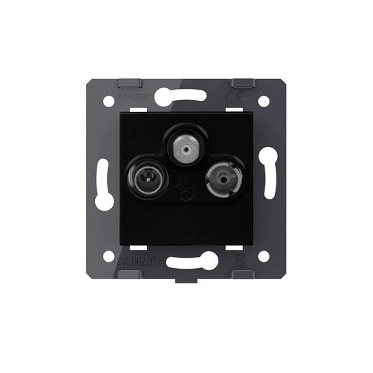 Livolo TV/FM/SAT-Modul in schwarz