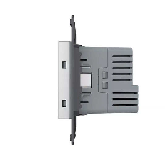 Livolo graues Steckdosen-Modul mit USB-C