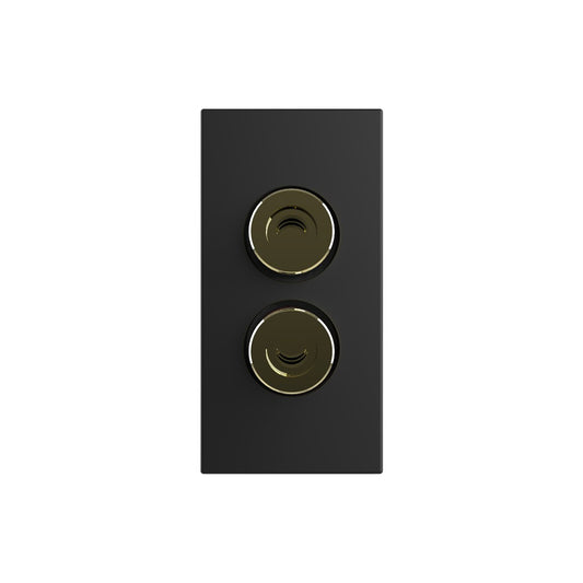 Livolo halbes Lautsprecher-Modul zum Schrauben in Schwarz