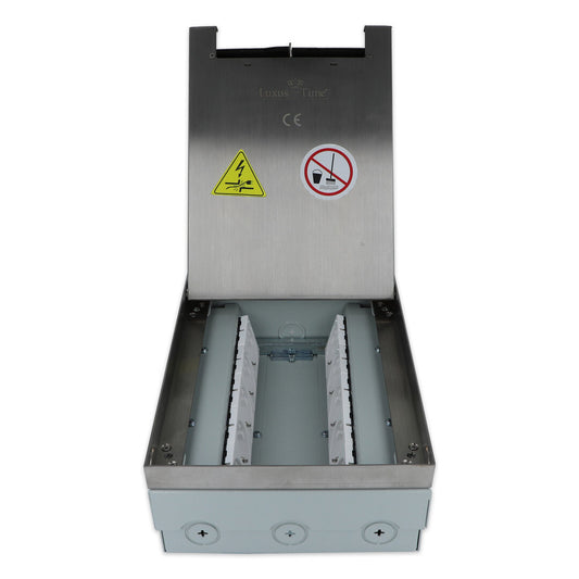 Edelstahl Bodensteckdose Bodentank + 10 Steckdosen LX-FM-210 - Livolo-Deutschland