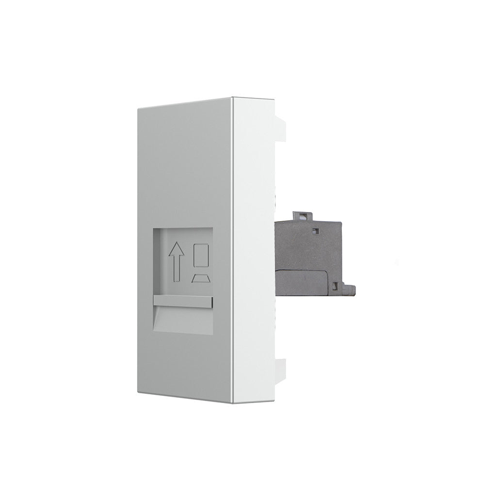 Livolo zweifaches, graues LAN-Modul CAT7 End-Dose