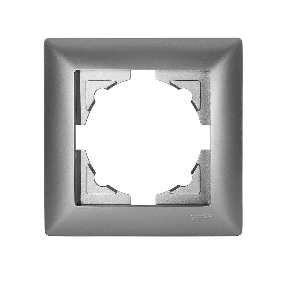 VISAGE Silber UP Schalterprogramme, Steckklemmen-System Schuko Steckdosen, Schalter, usie, Dimmer