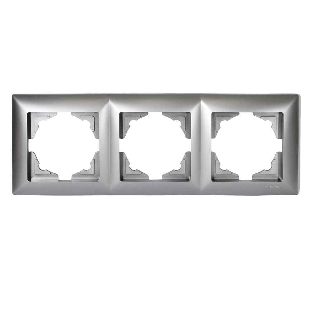 VISAGE Silber UP Schalterprogramme, Steckklemmen-System Schuko Steckdosen, Schalter, usie, Dimmer