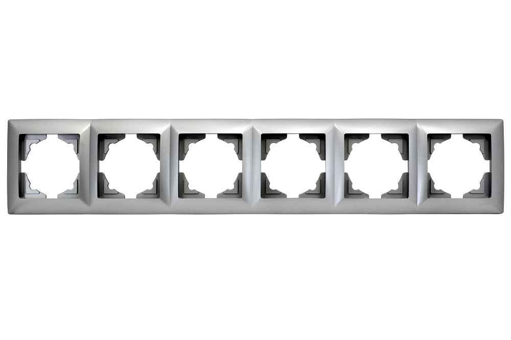 VISAGE Silber UP Schalterprogramme, Steckklemmen-System Schuko Steckdosen, Schalter, usie, Dimmer