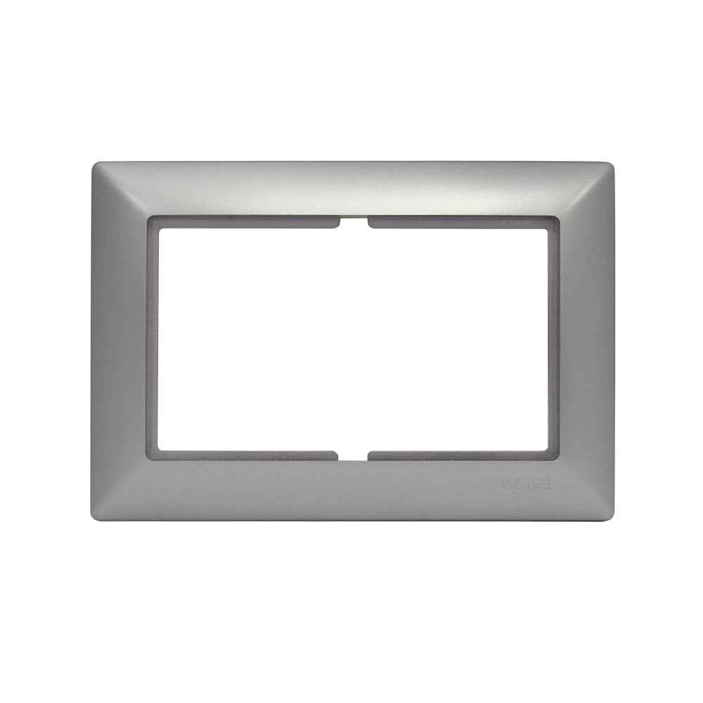 VISAGE Silber UP Schalterprogramme, Steckklemmen-System Schuko Steckdosen, Schalter, usie, Dimmer