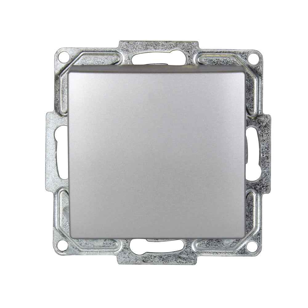VISAGE Silber UP Schalterprogramme, Steckklemmen-System Schuko Steckdosen, Schalter, usie, Dimmer