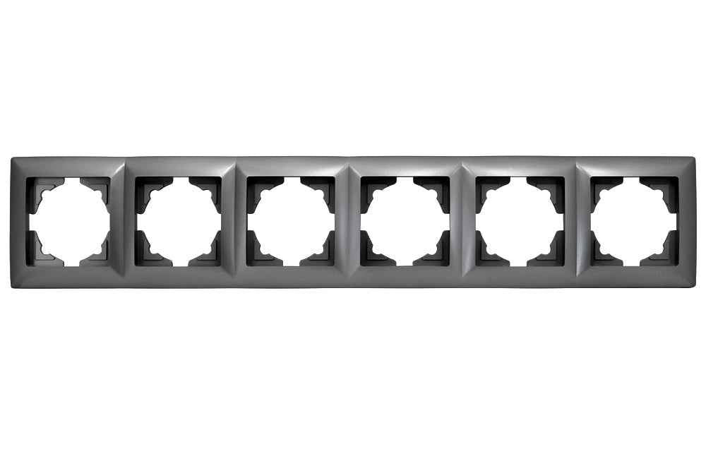 VISAGE Anthrazit-Grau UP Schalterprogramme, Steckklemmen-System Schuko Steckdosen, Schalter, usie, Dimmer