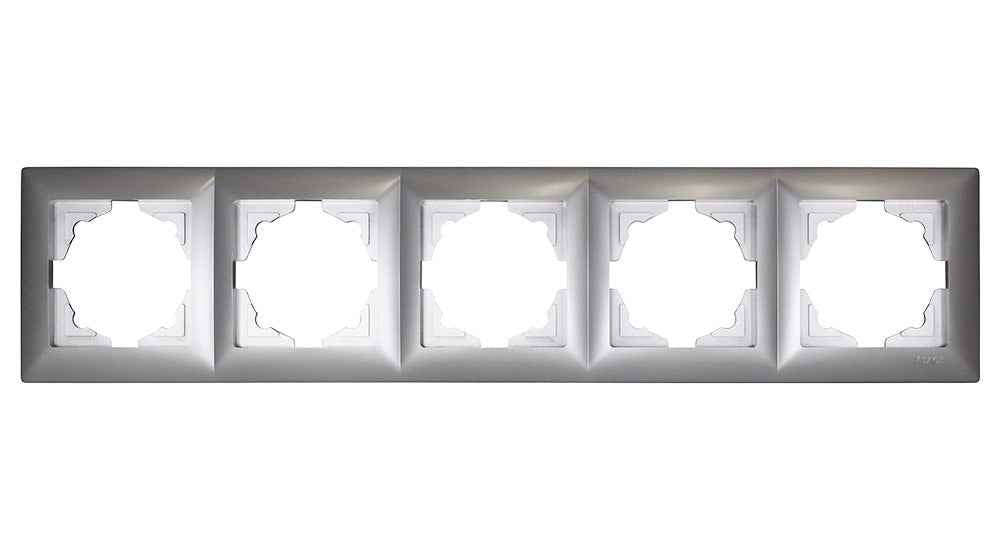 VISAGE Silber UP Schalterprogramme, Steckklemmen-System Schuko Steckdosen, Schalter, usie, Dimmer