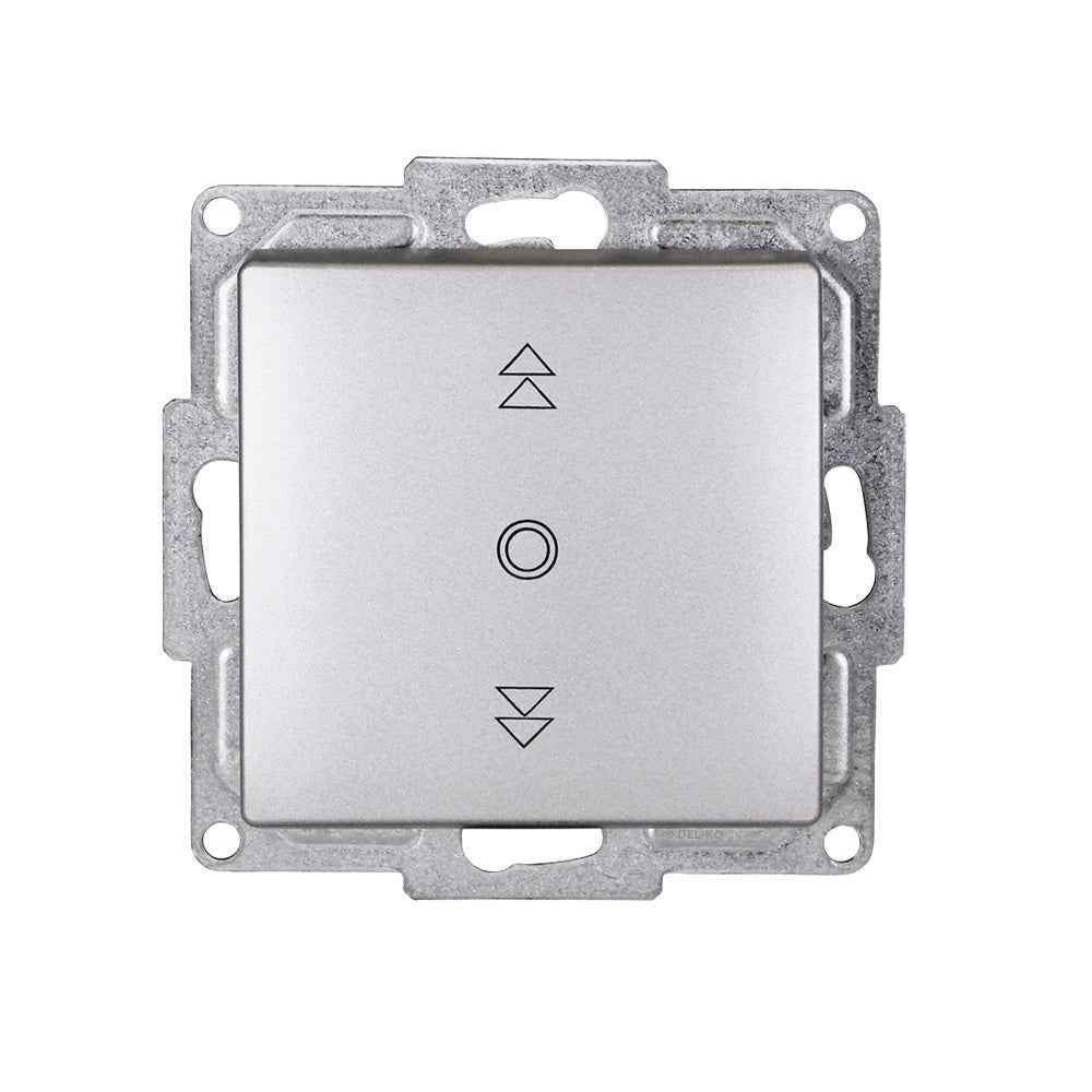 VISAGE Silber UP Schalterprogramme, Steckklemmen-System Schuko Steckdosen, Schalter, usie, Dimmer