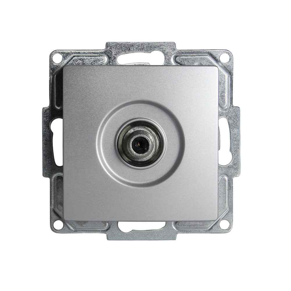 VISAGE Silber UP Schalterprogramme, Steckklemmen-System Schuko Steckdosen, Schalter, usie, Dimmer