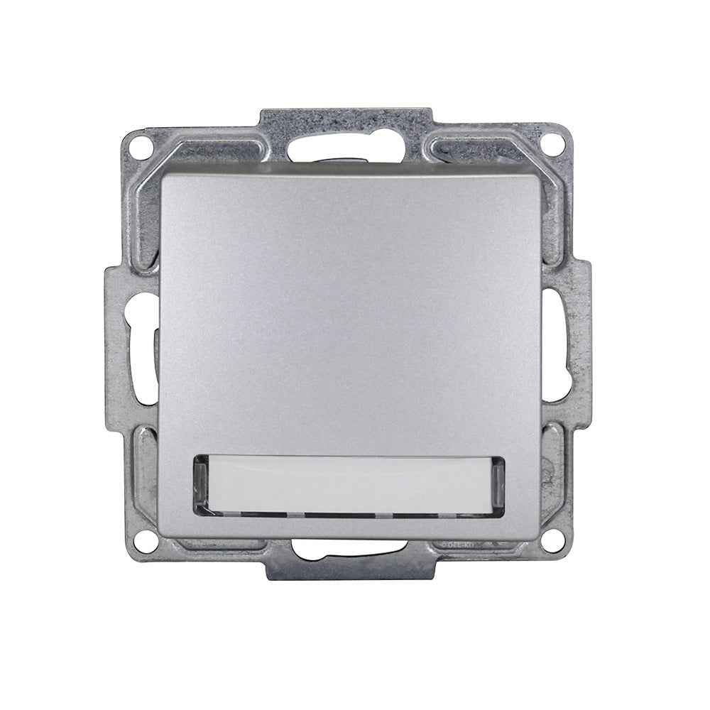 VISAGE Silber UP Schalterprogramme, Steckklemmen-System Schuko Steckdosen, Schalter, usie, Dimmer