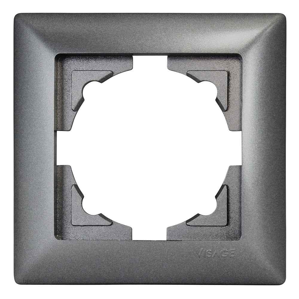 VISAGE Anthrazit-Grau UP Schalterprogramme, Steckklemmen-System Schuko Steckdosen, Schalter, usie, Dimmer