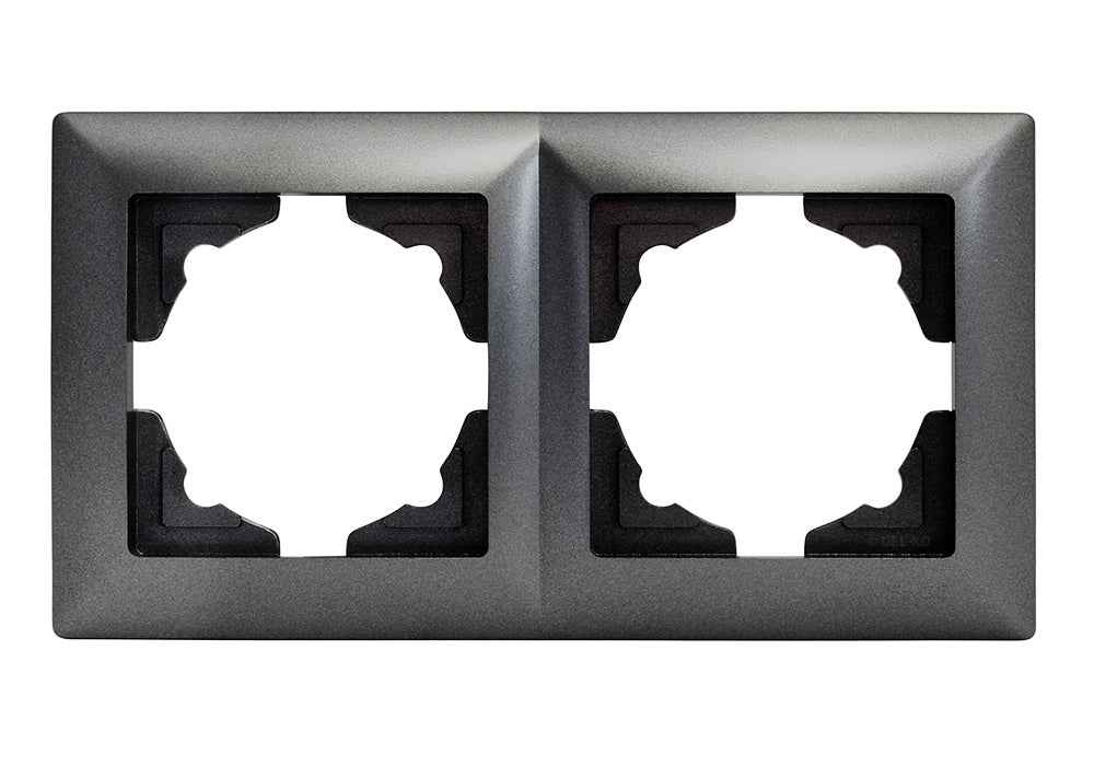 VISAGE Anthrazit-Grau UP Schalterprogramme, Steckklemmen-System Schuko Steckdosen, Schalter, usie, Dimmer