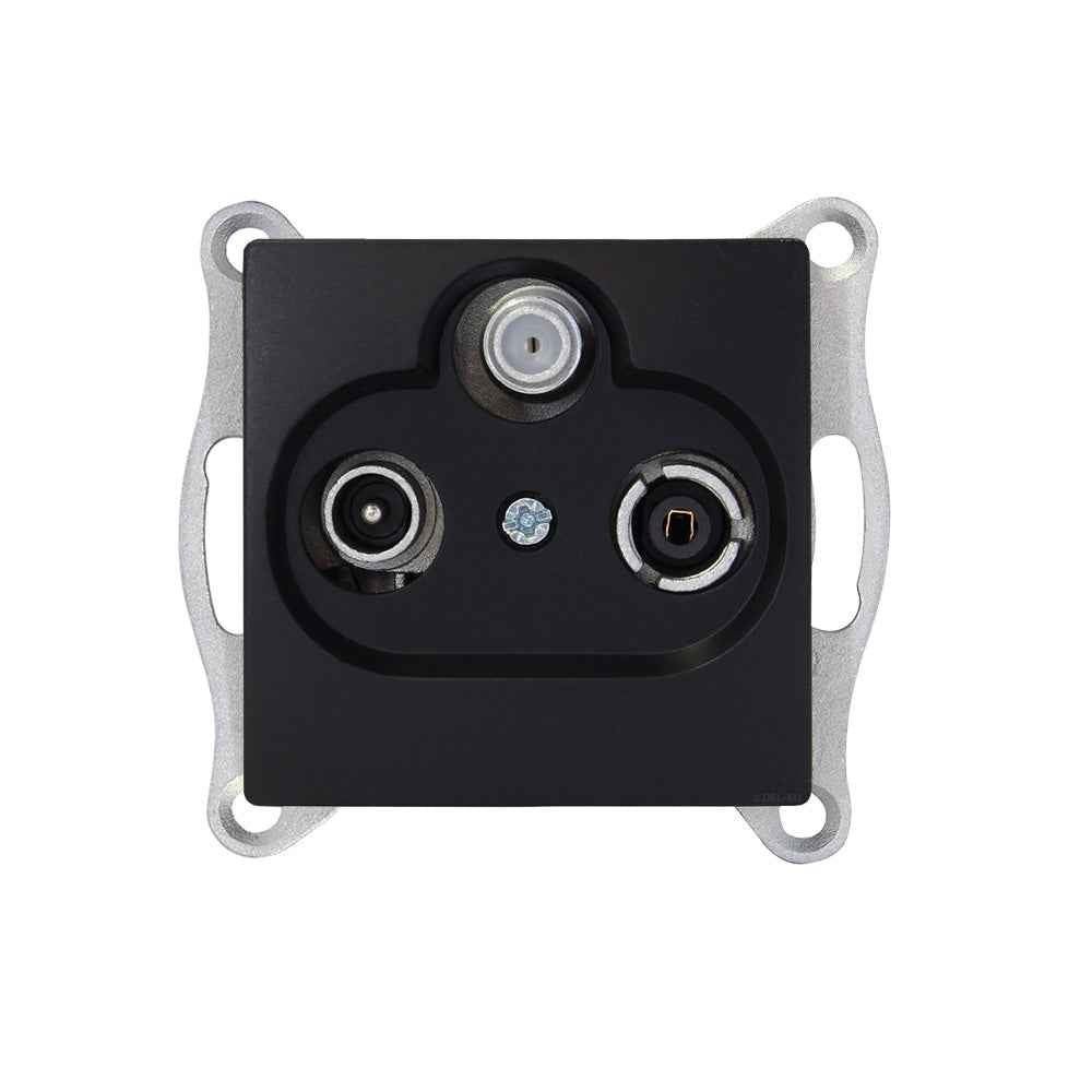 VISAGE Schwarz UP Schalterprogramme, Schuko Steckdosen, Schalter, Taster, Jalousie, Dimmer,