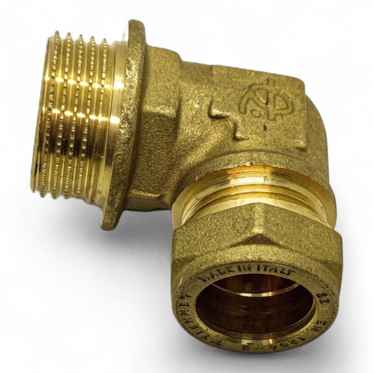 L-Klemmringverschraubung 1" AG x 22mm