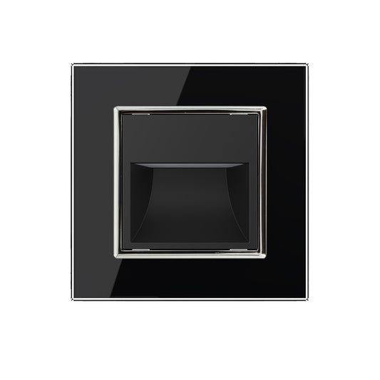 LIVOLO Treppenbeleuchtung mit Glasrahmen in schwarz
