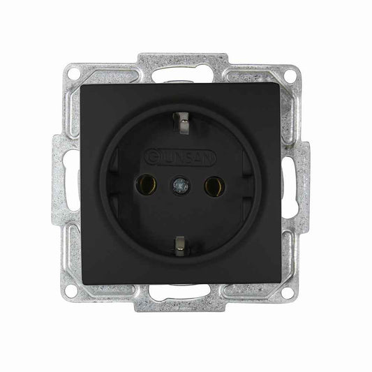 VISAGE Schwarz UP Schalterprogramme, Schuko Steckdosen, Schalter, Taster, Jalousie, Dimmer,