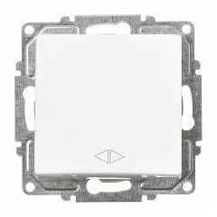 Schuko Steckdose & Schalter Serie Moderna weiss