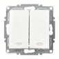 Schuko Steckdose & Schalter Serie Moderna weiss