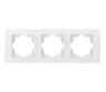 Schuko Steckdose & Schalter Serie Moderna weiss