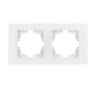 Schuko Steckdose & Schalter Serie Moderna weiss