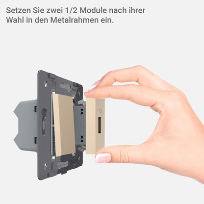 Liovlo halbes, goldenes HDMI-Modul