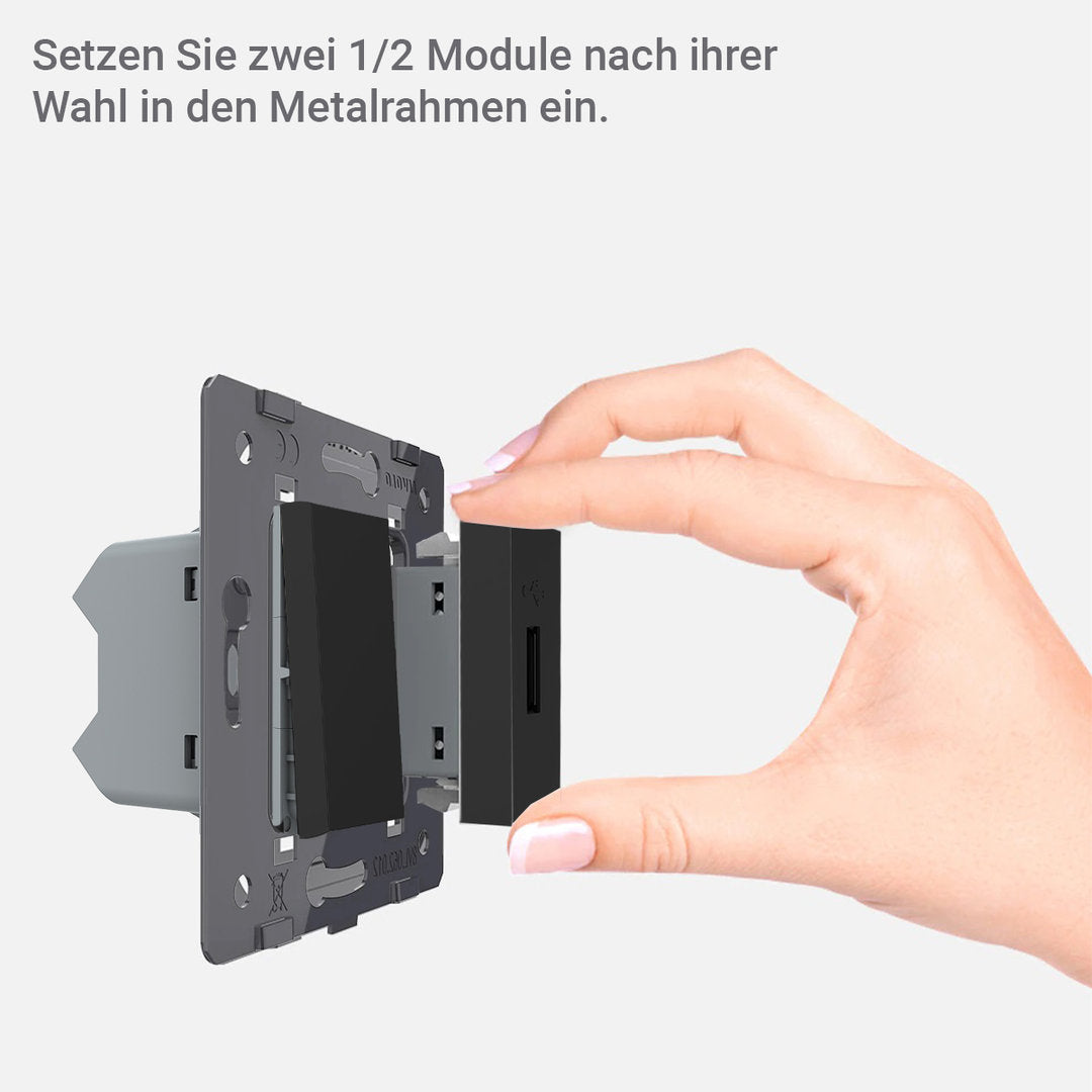 Livolo halbes Audio-Modul in Schwarz