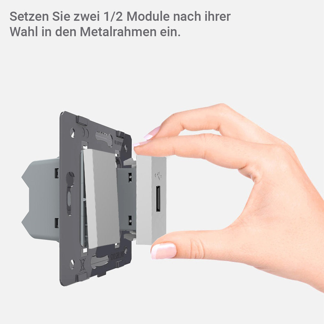 Livolo halbes, graues SAT-Modul