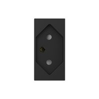 Livolo halbes Schweizer Steckdosen Modul in Schwarz