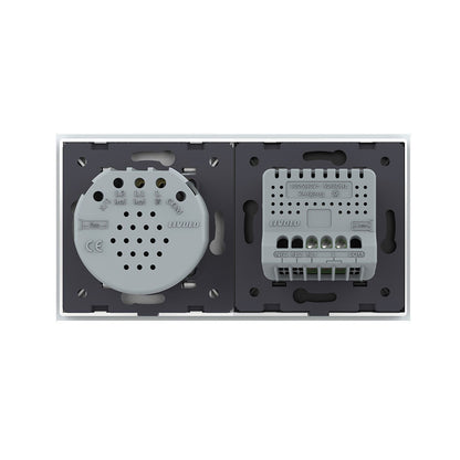 LIVOLO Touch Dimmer + Lichtschalter mit Glasblende in Weiß